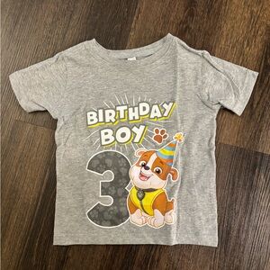 Paw Patrol Birthday Boy T-Shirt Rubble 3